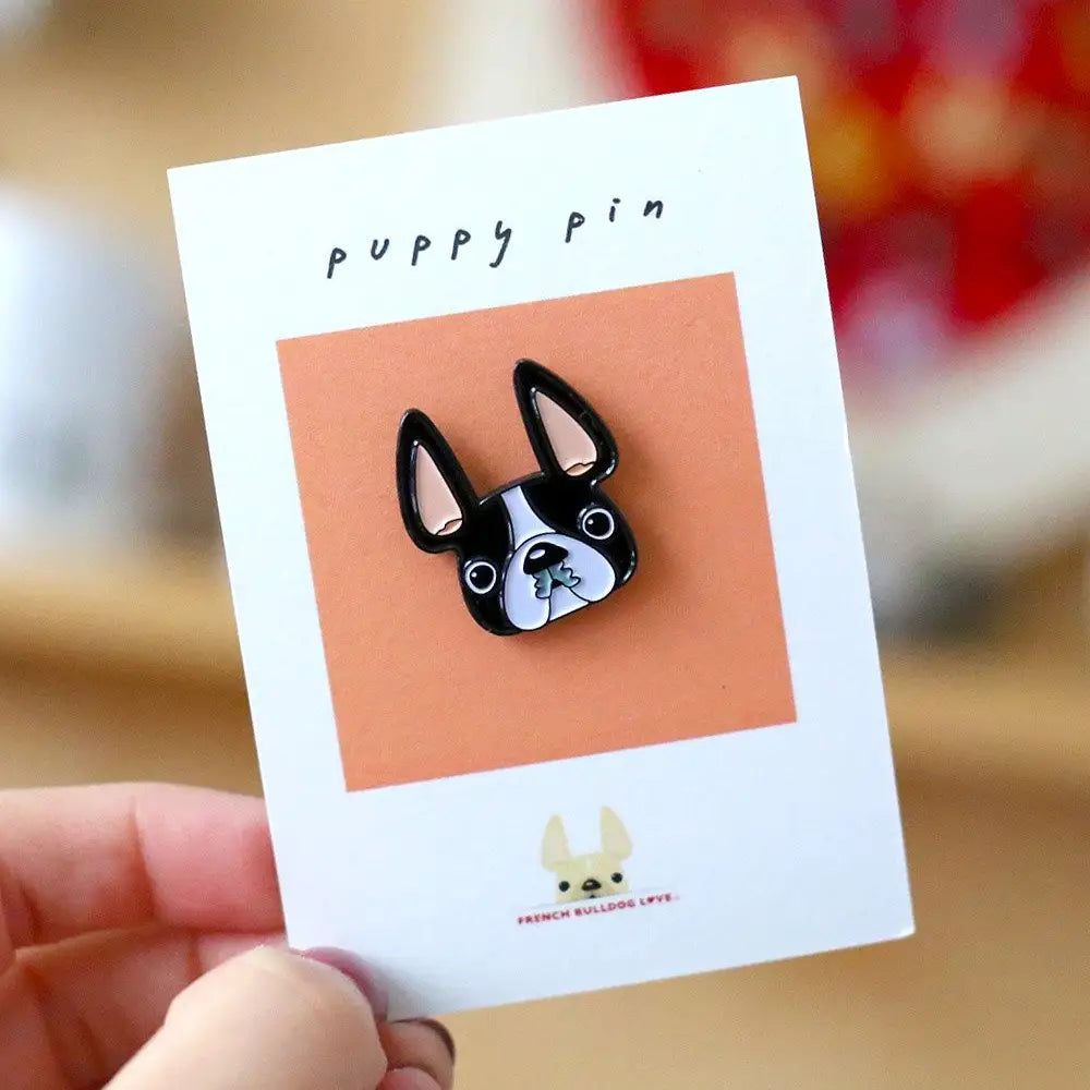Bulldog Enamel Pin