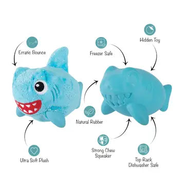 Out of the Blue Rubber/Plush Dog Toy