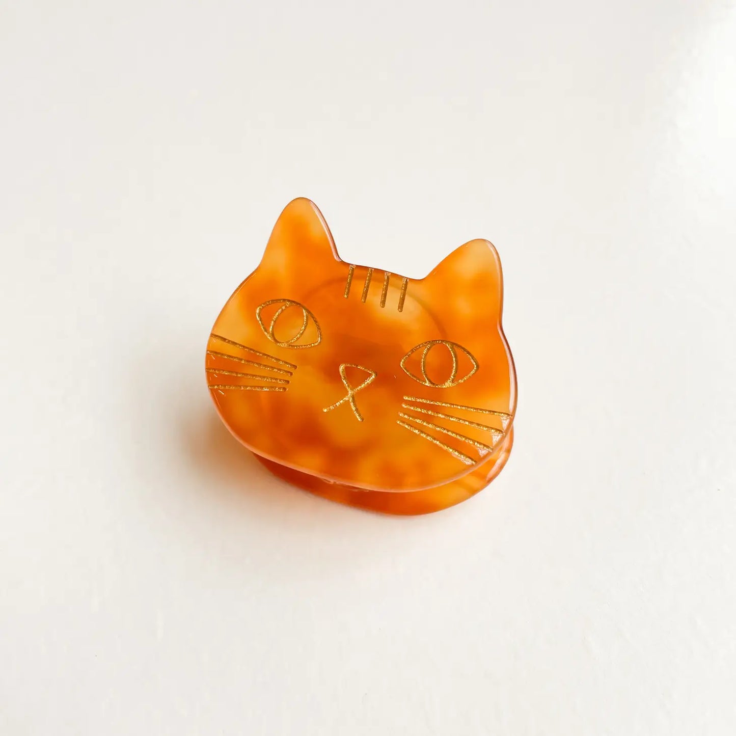 Eco-Friendly Hand Painted Cat Claw Clip