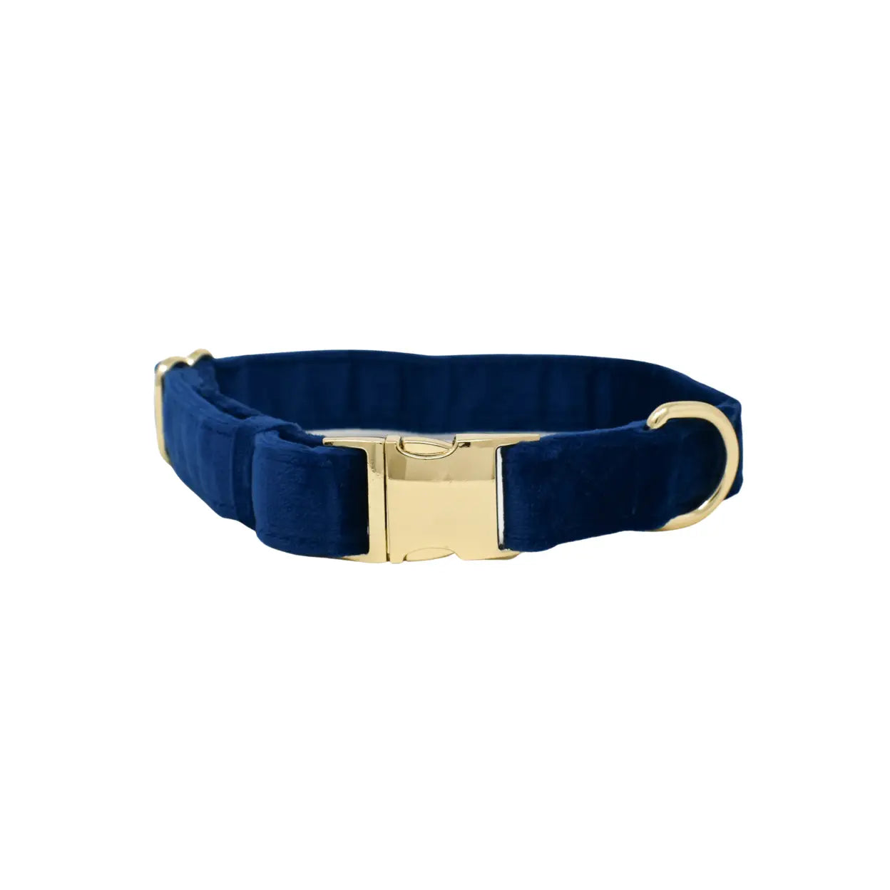 Channing - Blue Velvet Dog Collar