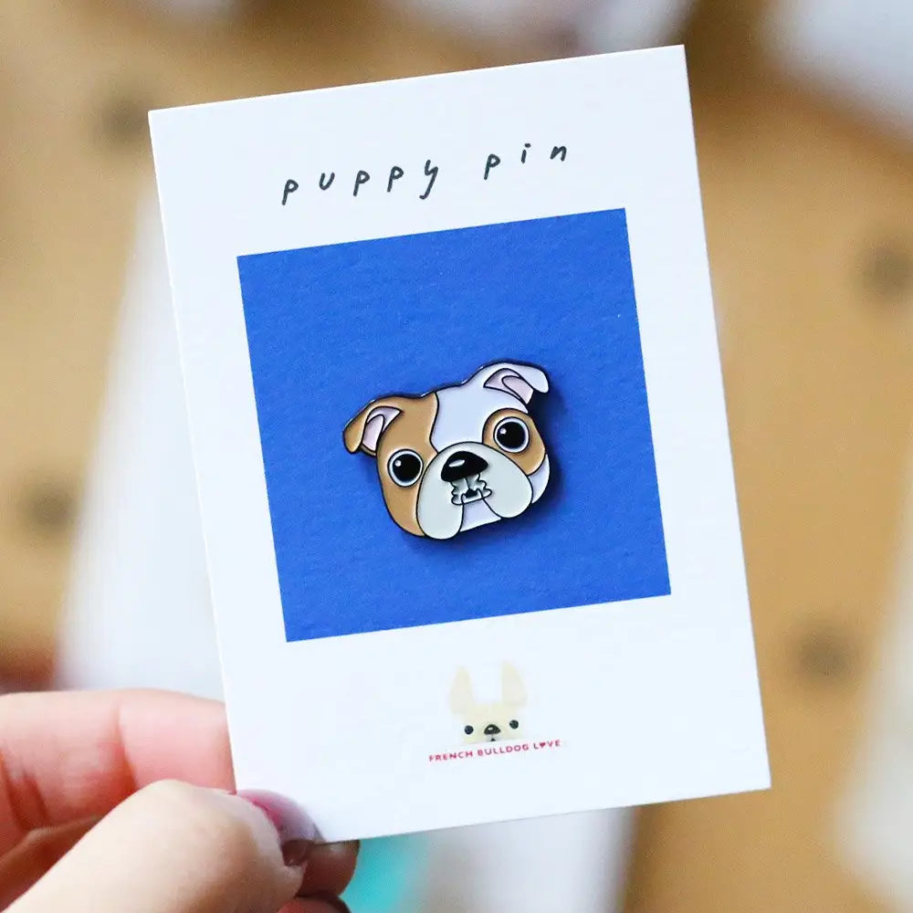 Bulldog Enamel Pin