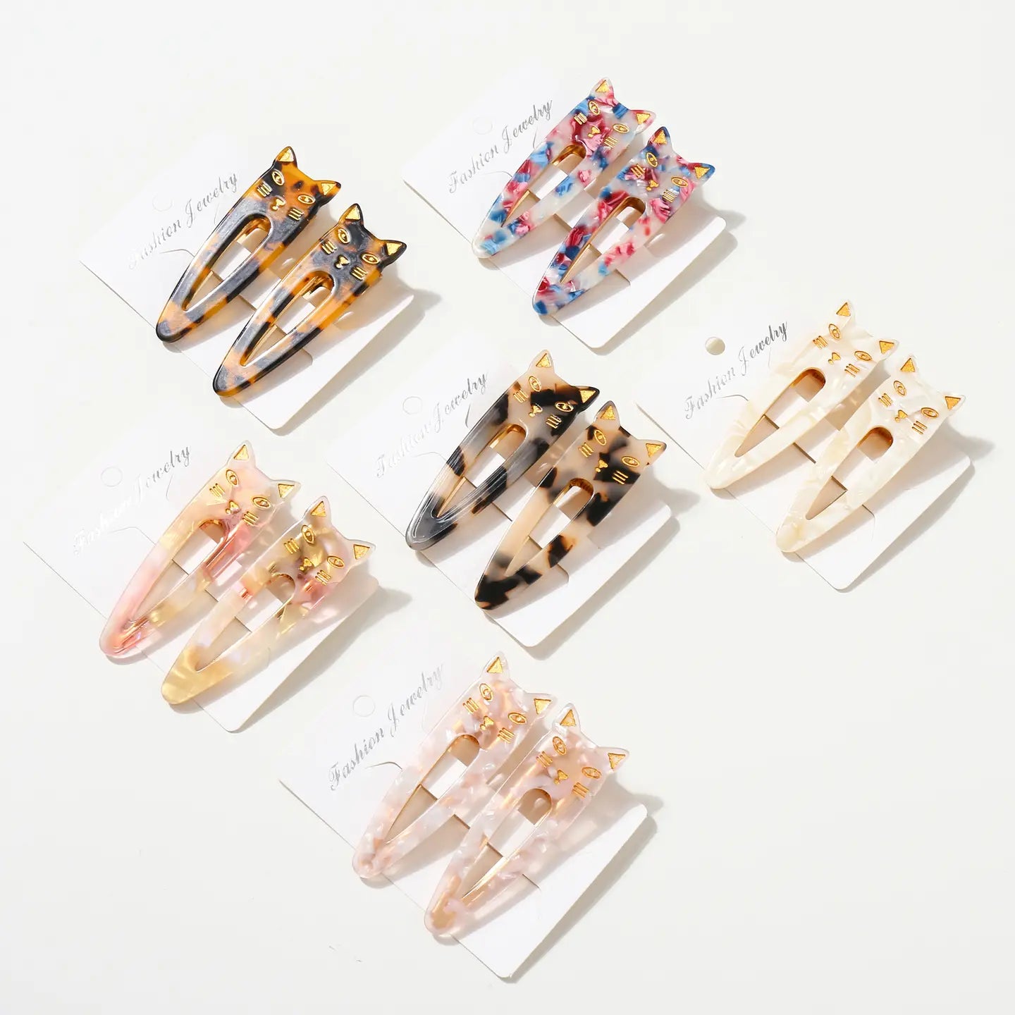Cute Cat Hair Clips