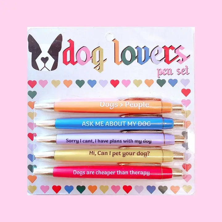 Dog Lovers Pens Set