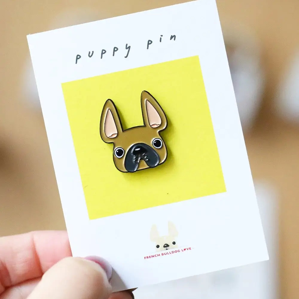 Bulldog Enamel Pin