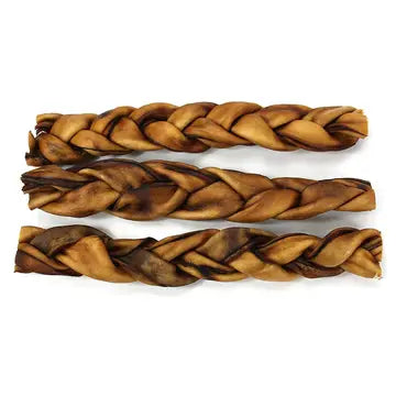 Braided Collagen Stick Dog Treats - 6" Thick