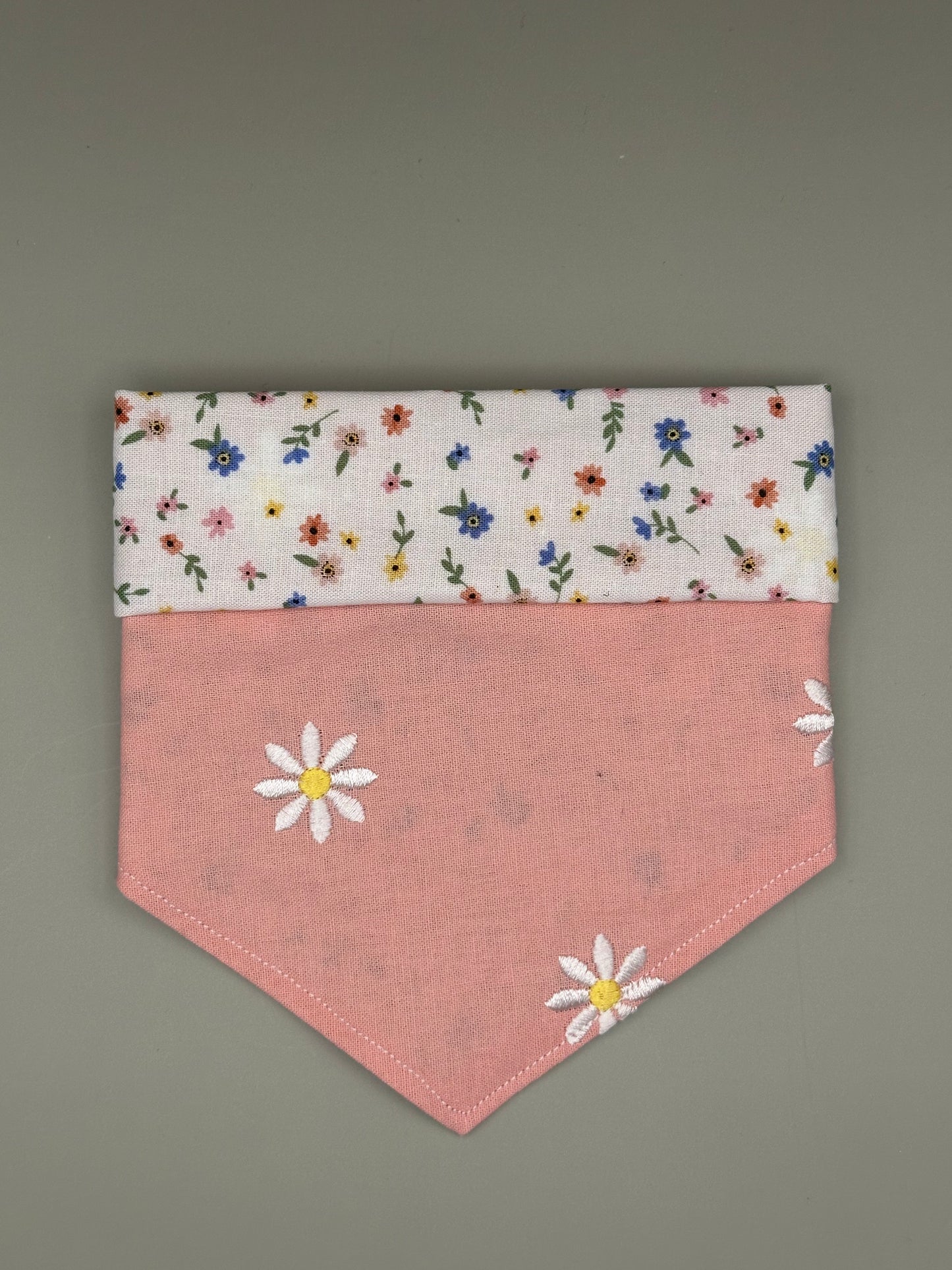 Embroidered Daisy Bandana