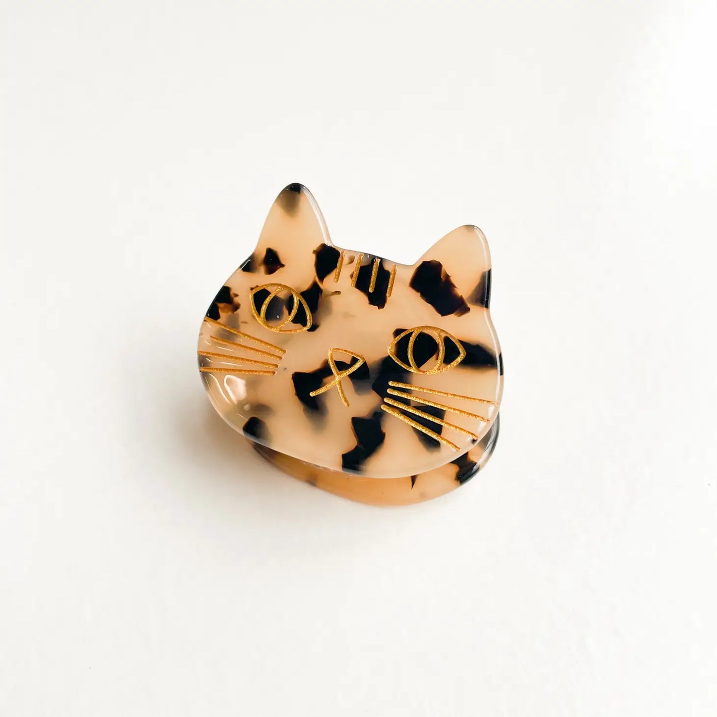 Eco-Friendly Hand Painted Cat Claw Clip