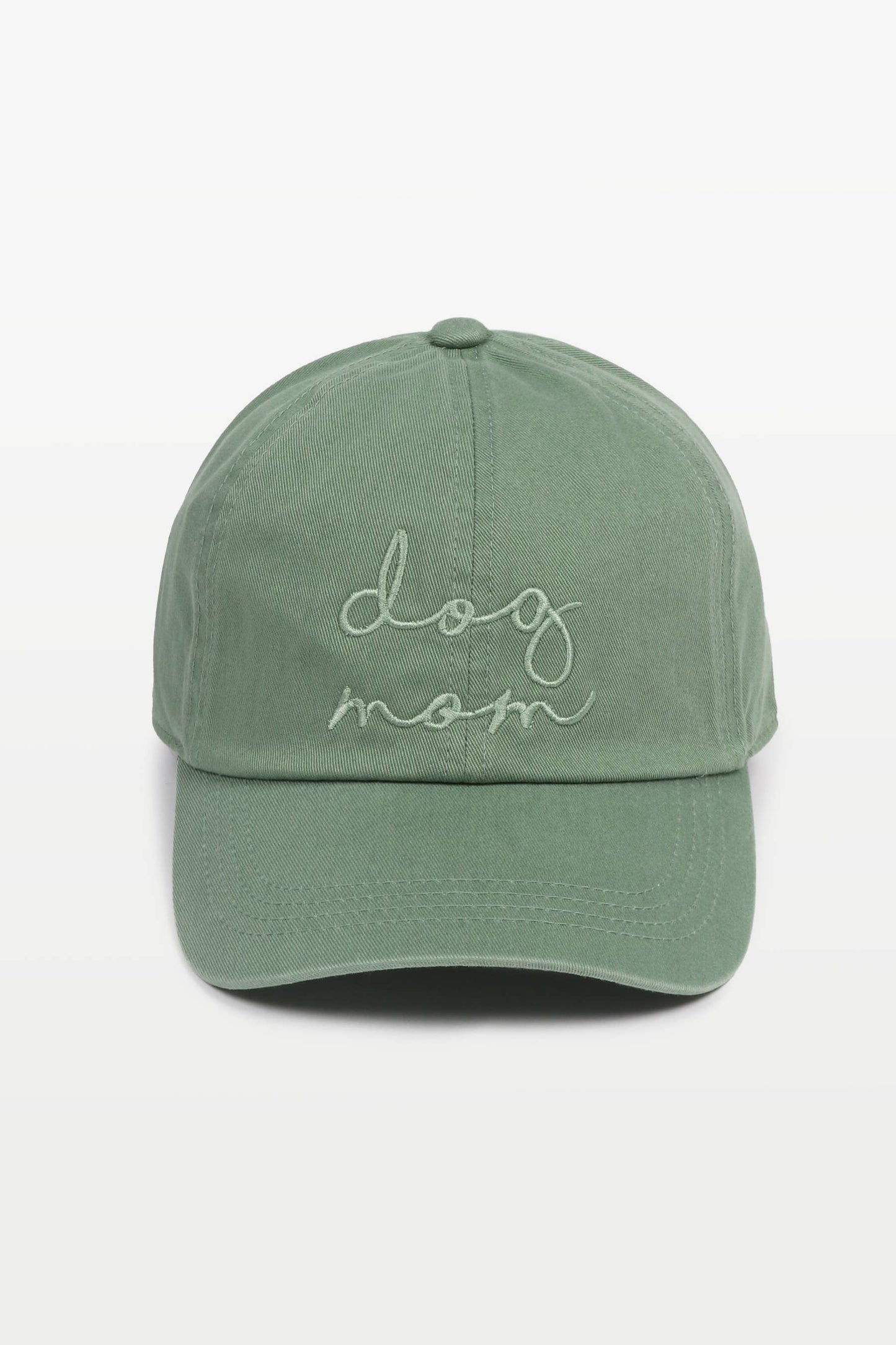 DOG MOM Embroidery Cotton Baseball Cap