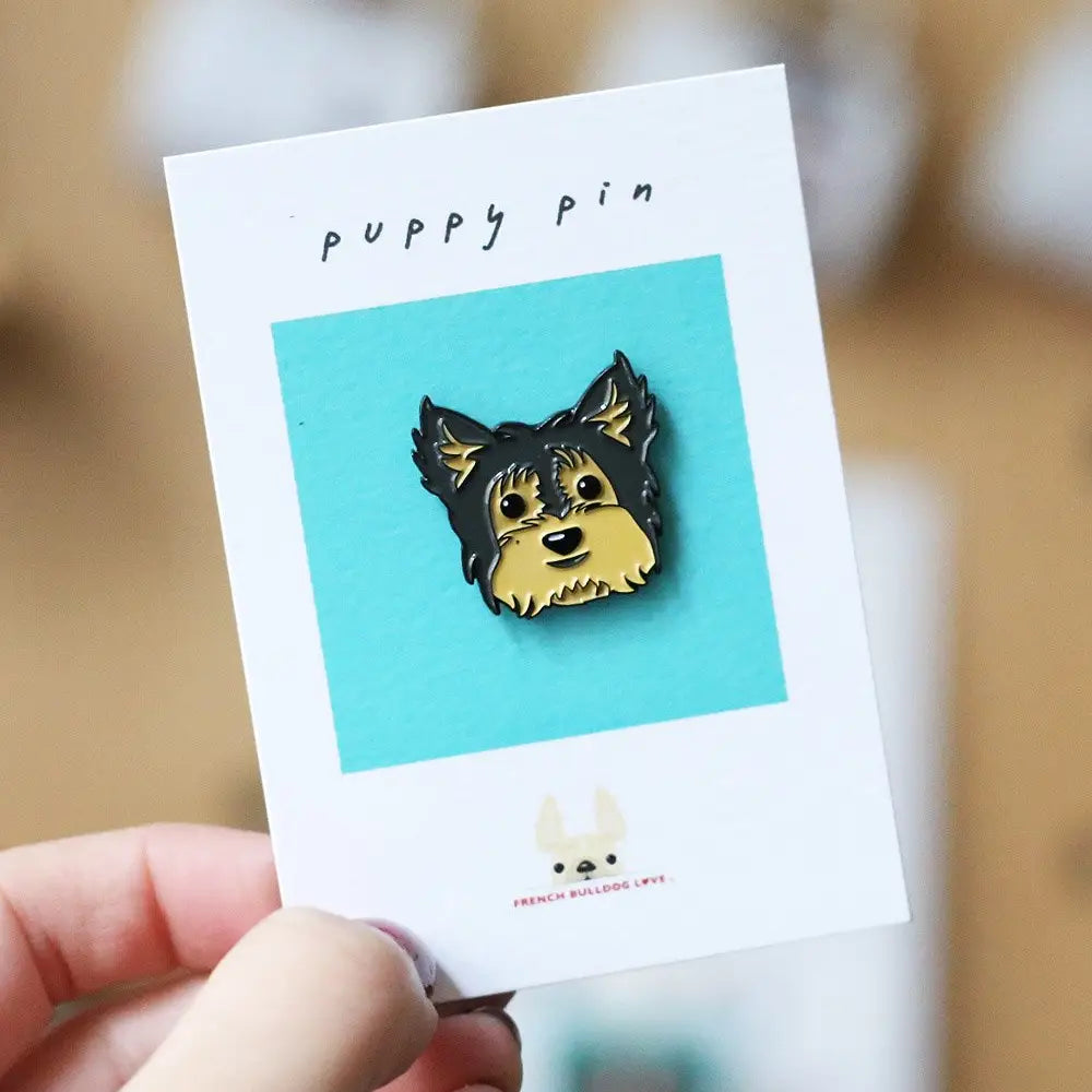 Yorkie Enamel Pin