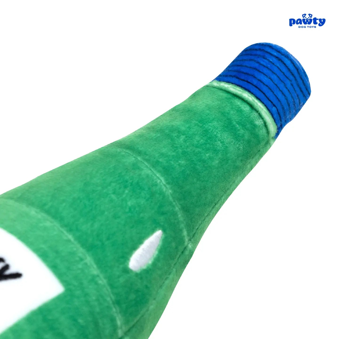 Korean Soju Bottle Parody Plush Dog Toy