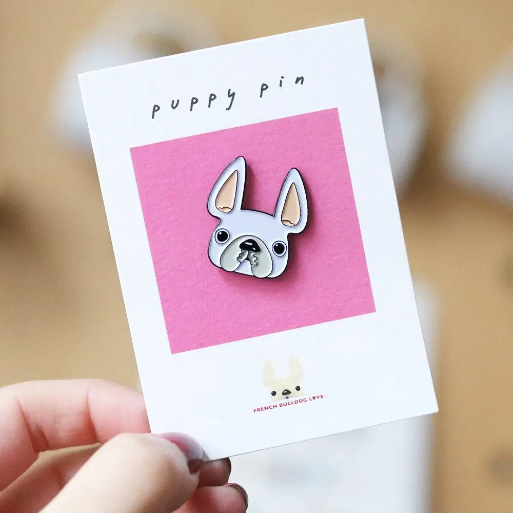 Bulldog Enamel Pin
