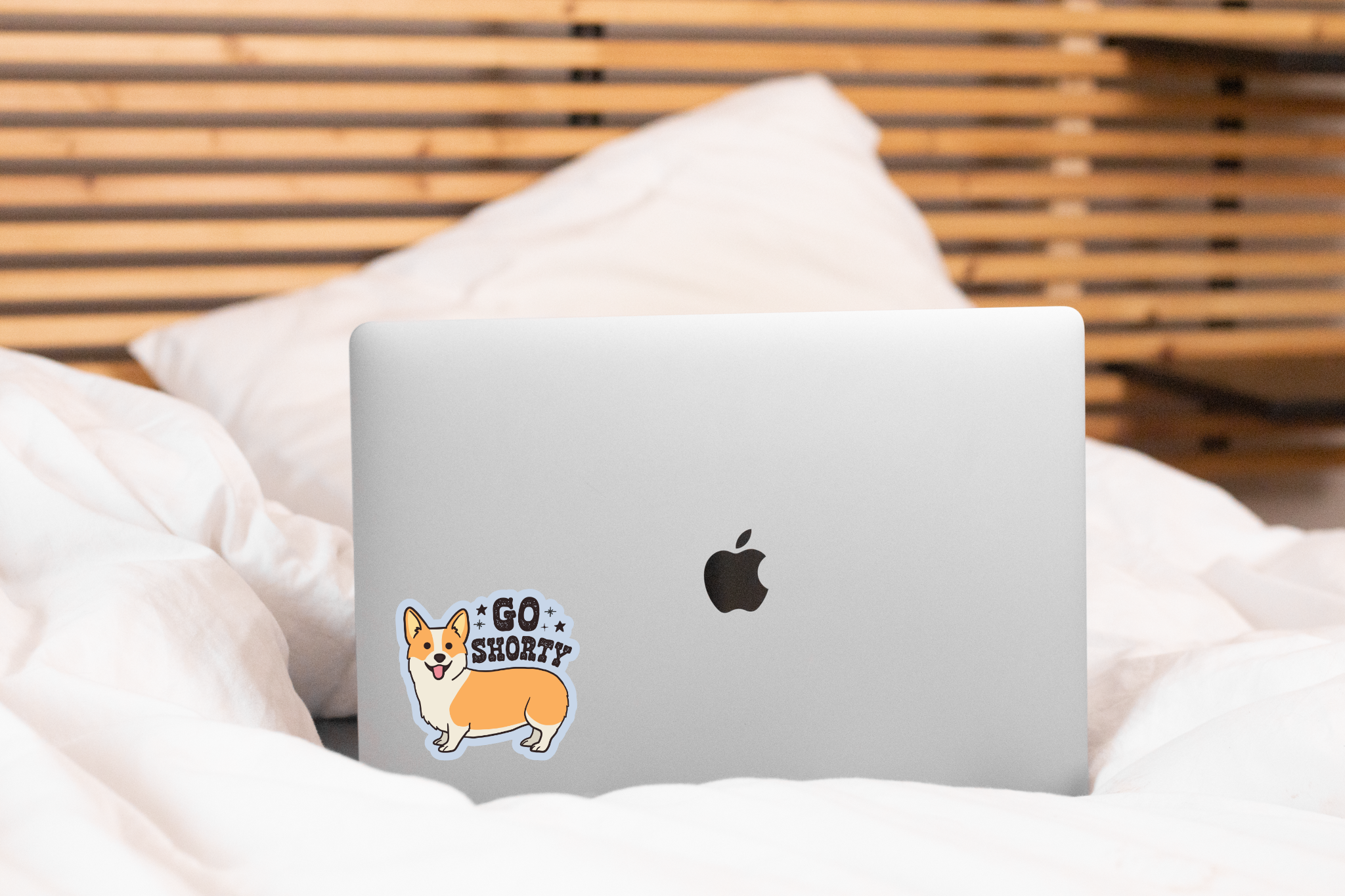 Go Shorty Sticker - dog, corgi, pet store, pet shop, animal