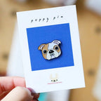 Bulldog Enamel Pin