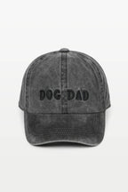 LCAP413 - Dog Dad Tonal Embroidered On Vintage Wash Cap