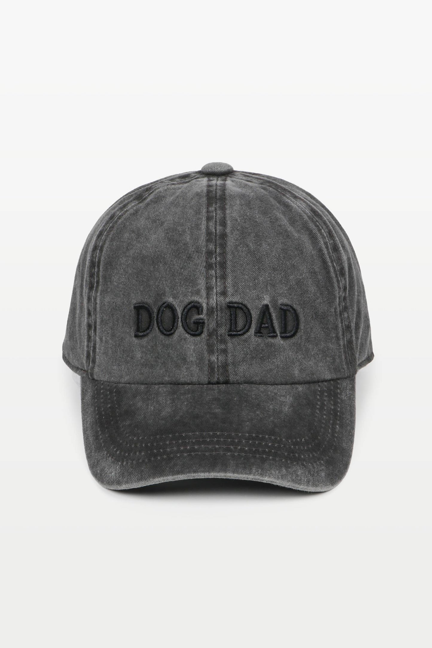 LCAP413 - Dog Dad Tonal Embroidered On Vintage Wash Cap