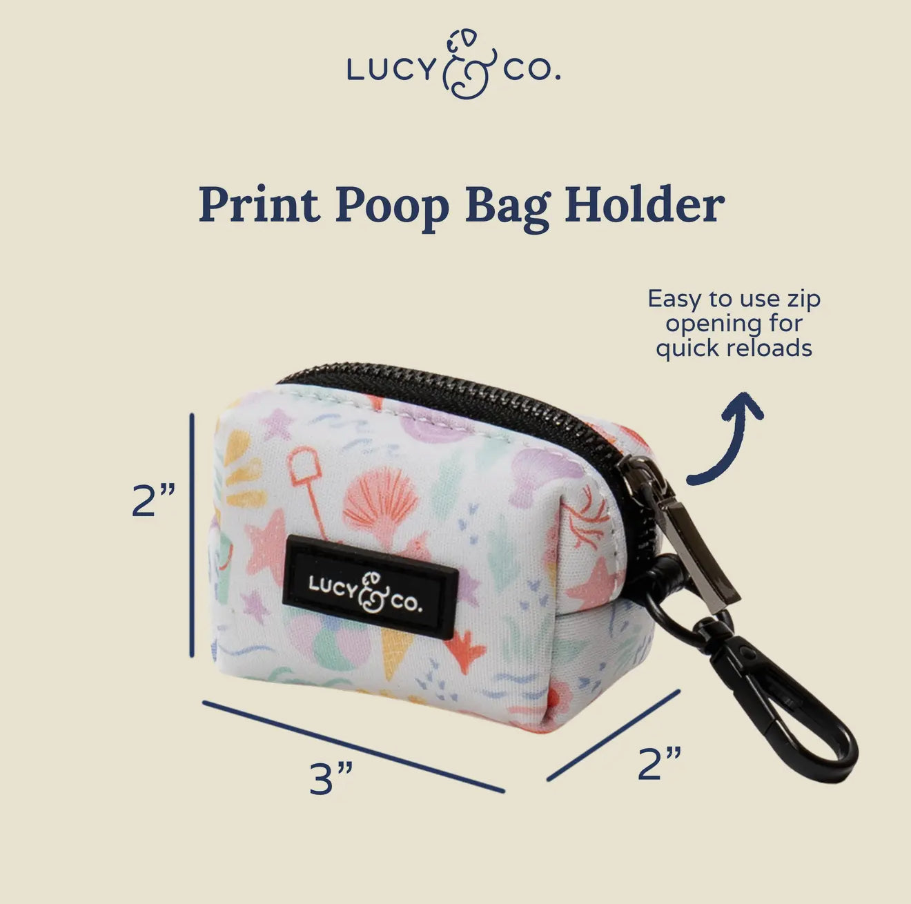 Life's a Beach Poop Bag Holder