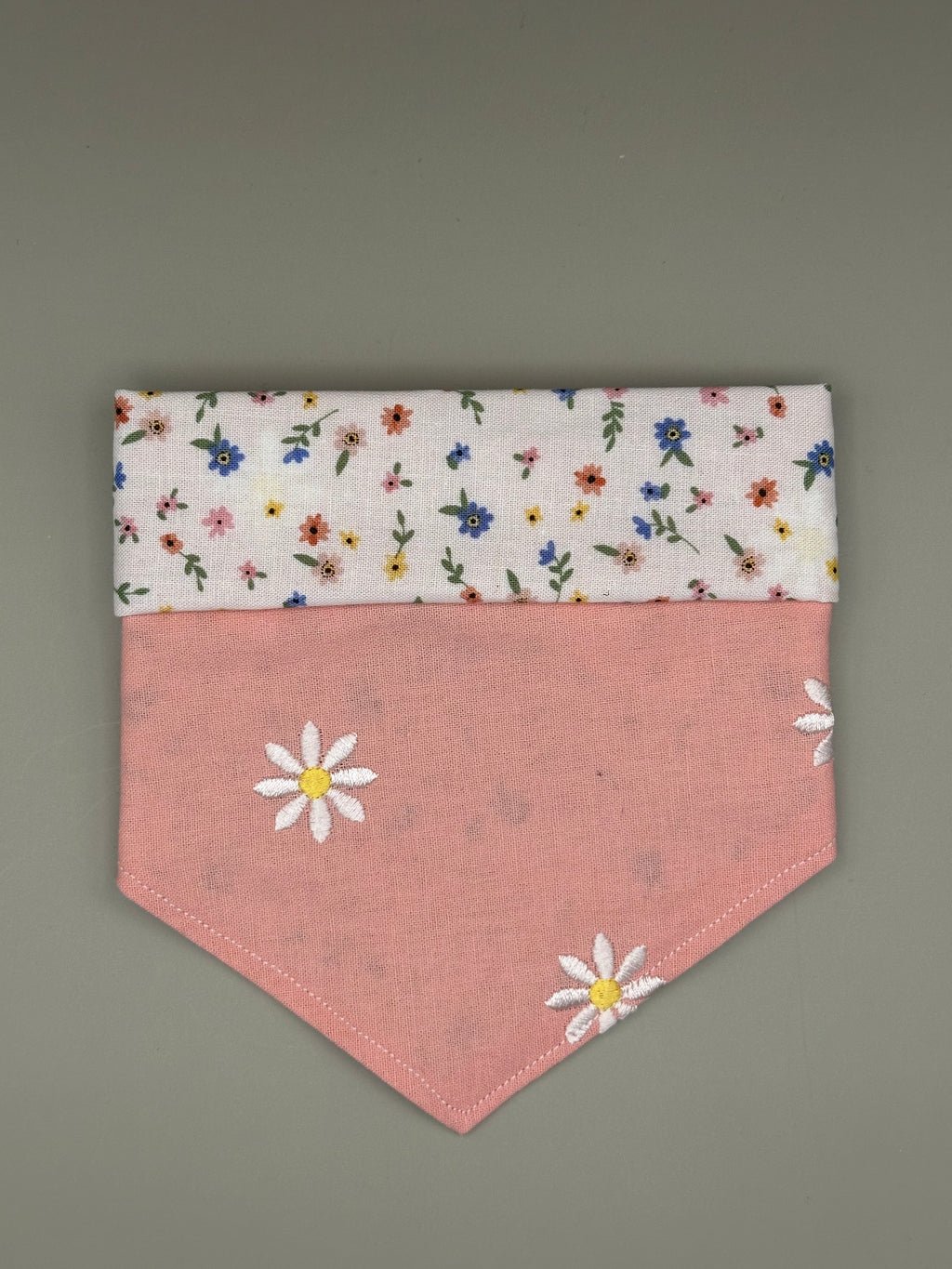 Embroidered Daisy Bandana