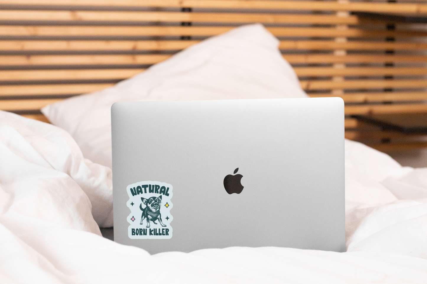 Natural Born Killer Sticker - chihuahua, yipper, small dog