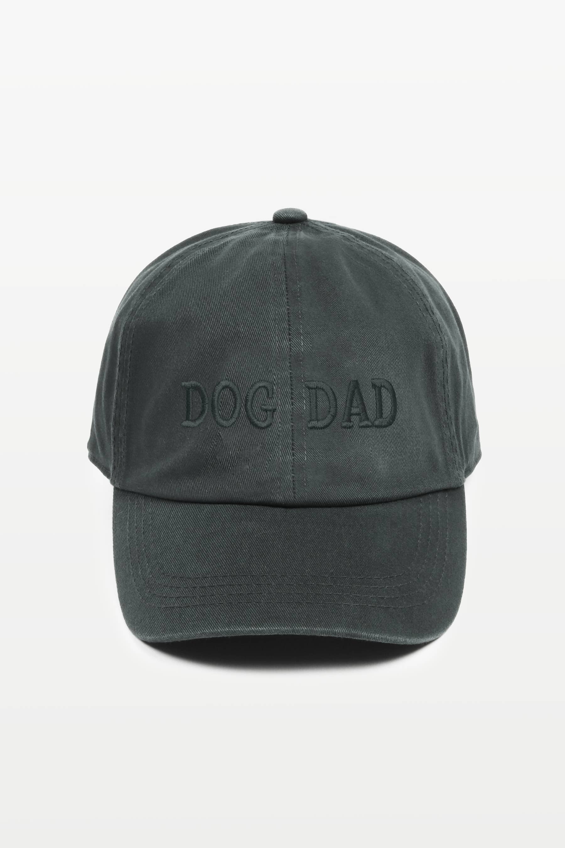 LCAP413 - Dog Dad Tonal Embroidered On Vintage Wash Cap