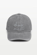 DOG MOM Embroidery Cotton Baseball Cap