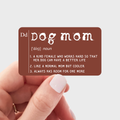 Dog Mom Sticker - definition, rescue, animal lover, pets