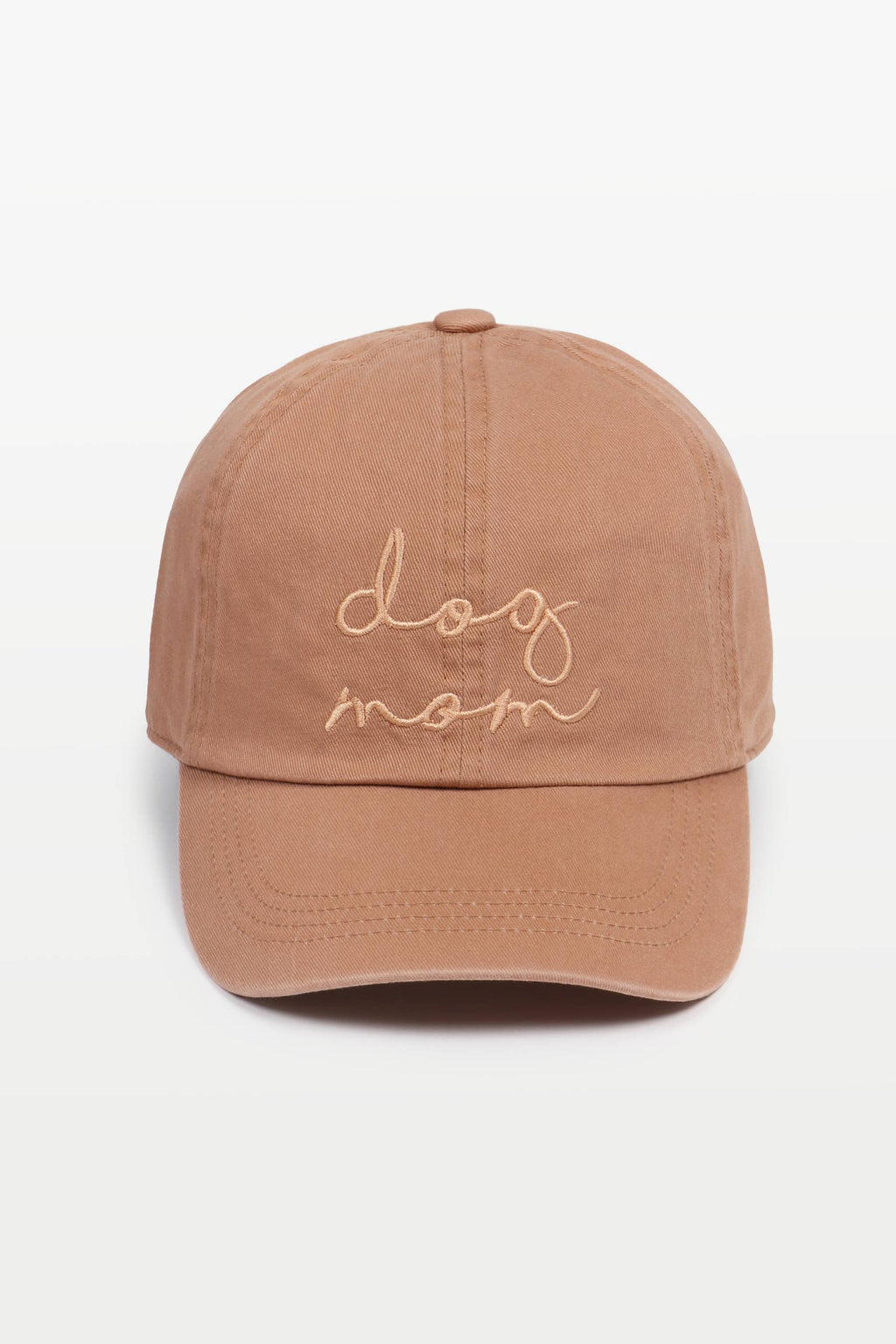 DOG MOM Embroidery Cotton Baseball Cap