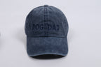 LCAP413 - Dog Dad Tonal Embroidered On Vintage Wash Cap