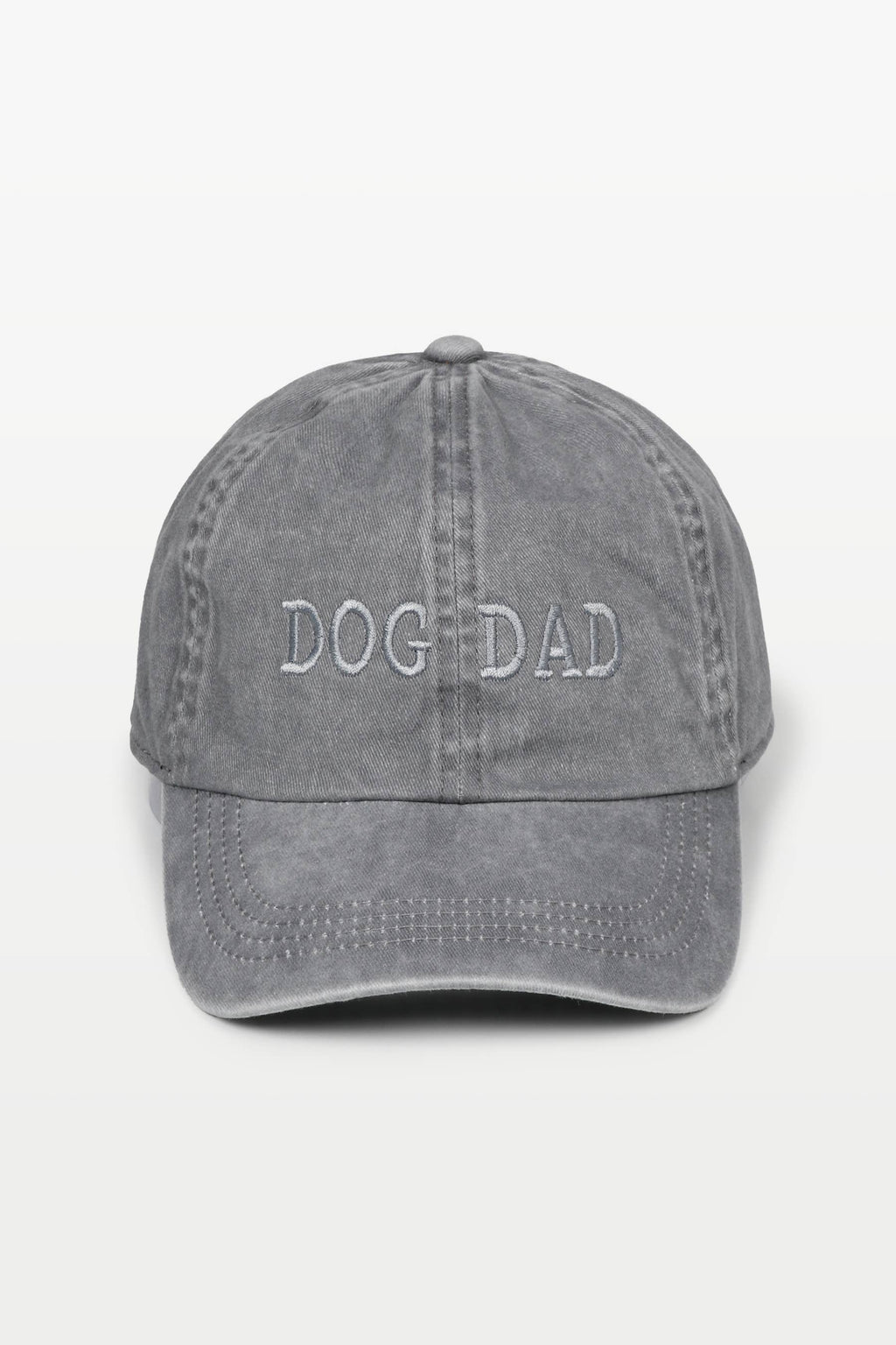 LCAP413 - Dog Dad Tonal Embroidered On Vintage Wash Cap