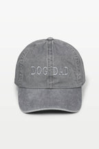 LCAP413 - Dog Dad Tonal Embroidered On Vintage Wash Cap