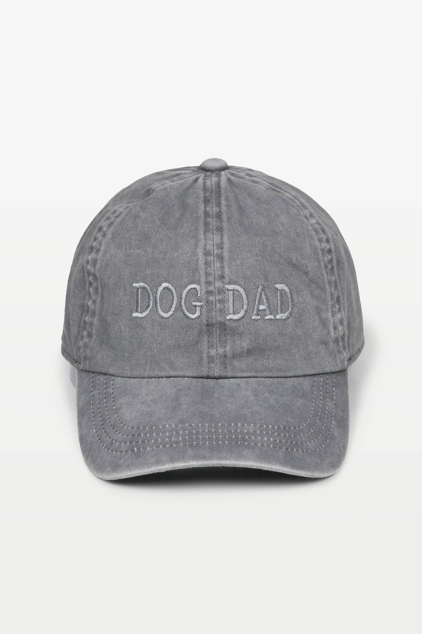 LCAP413 - Dog Dad Tonal Embroidered On Vintage Wash Cap